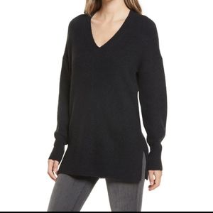 HALOGEN Plus Ribbed Tunic Sweater